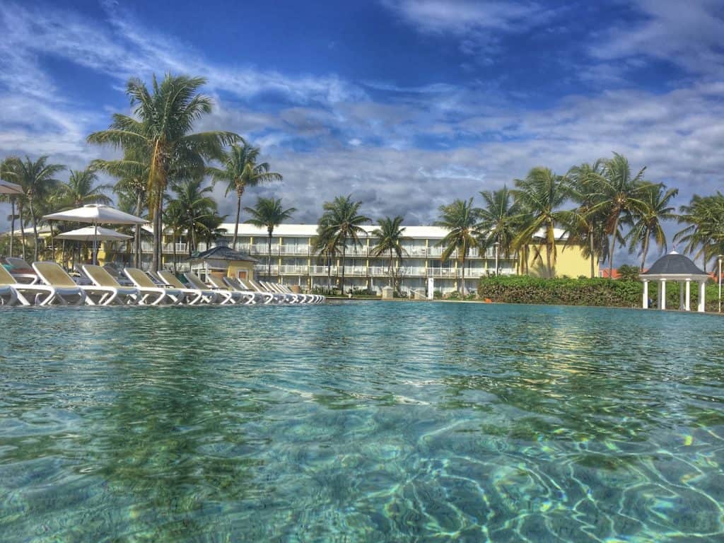 The pool at Grand Lucayan Resort in Freeport, Bahamas