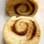 Closeup of a Cinnamon Roll