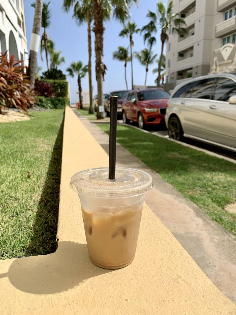 Iced latte from Cafe Regina