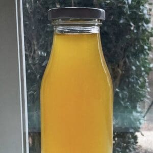 Homemade mandarin simple syrup
